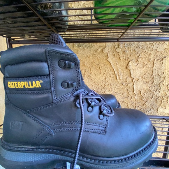 Men\'s Second Shift Steel Toe Work Boot in Black Size 9